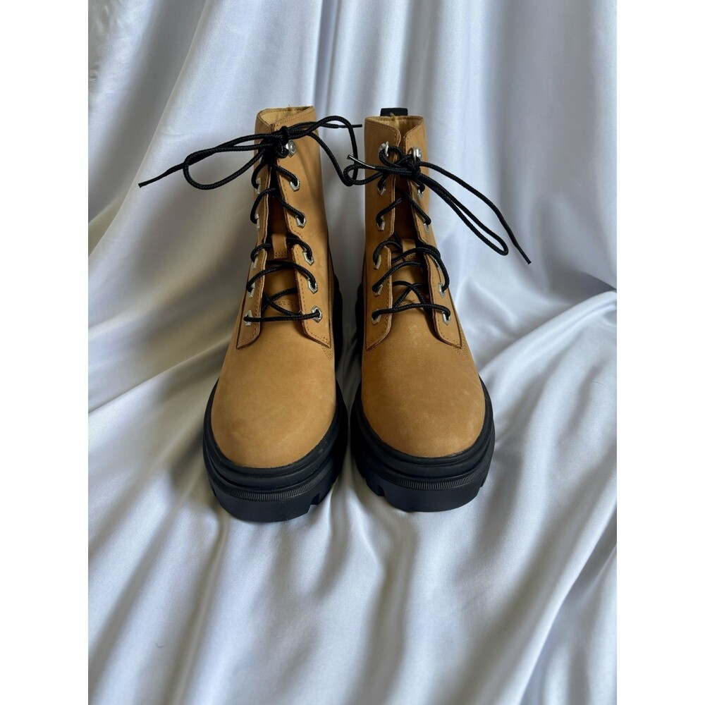 Timberland Women's Everleigh 6-Inch Lace-Up Boot US 6 Wheat Nubuck